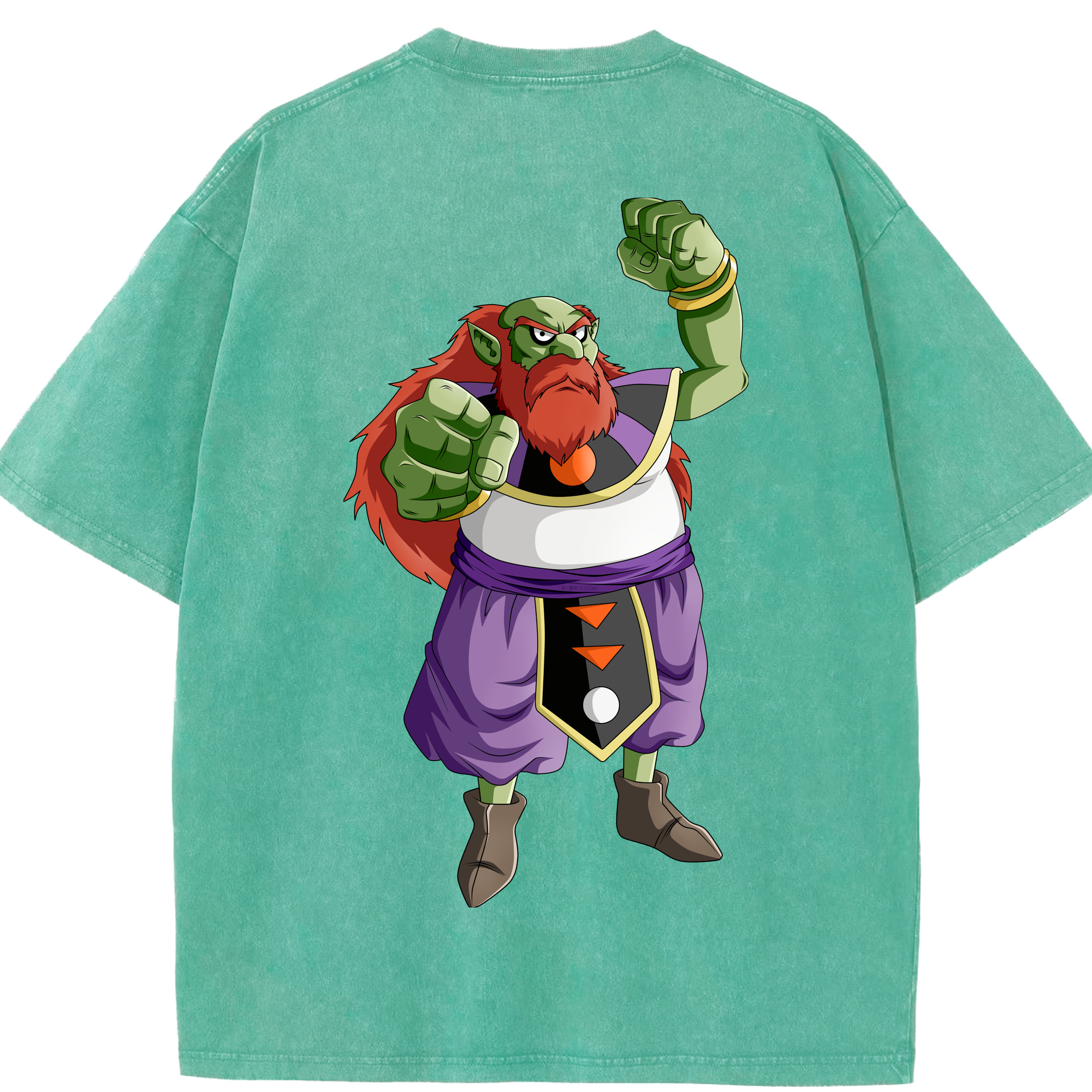 （画像用） ドラゴンボール DRAGON BALL 綿100% ヴィンテージ風 半袖Tシャツ（背面プリント）